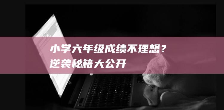 小学六年级成绩不理想？逆袭秘籍大公开