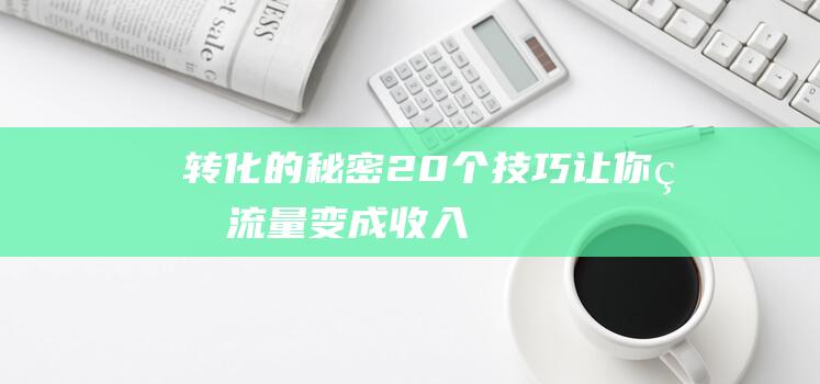 转化的秘密：20个技巧让你的流量变成收入