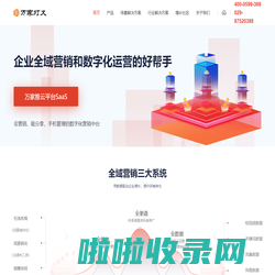 SaaS智能营销服务平台代理_营销型网站_数字营销管理平台代理_万家推云平台_万家灯火公司