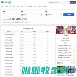 全球货币之家,汇率换算,美元兑人民币汇率_二月八 - 货币网